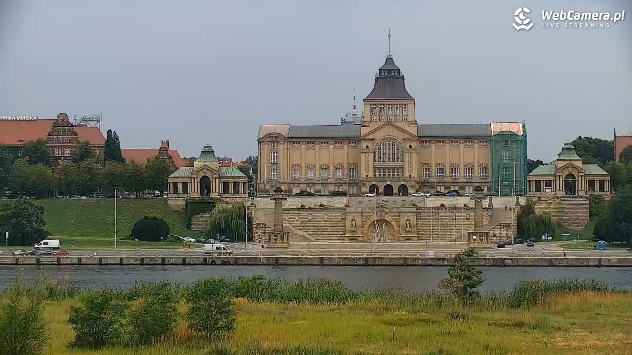 Widok na Bulwary Szczecińskie - 05 sierpień 2026, 08:08