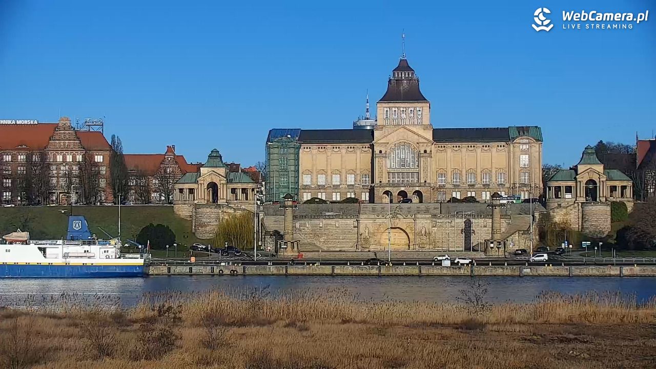 Widok na Bulwary Szczecińskie - 17 marzec 2026, 07:35