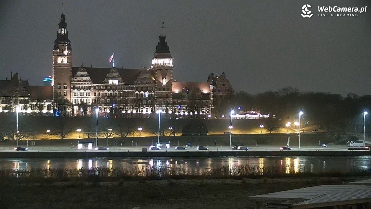 Widok na Bulwary Szczecińskie - 24 styczeń 2026, 17:52