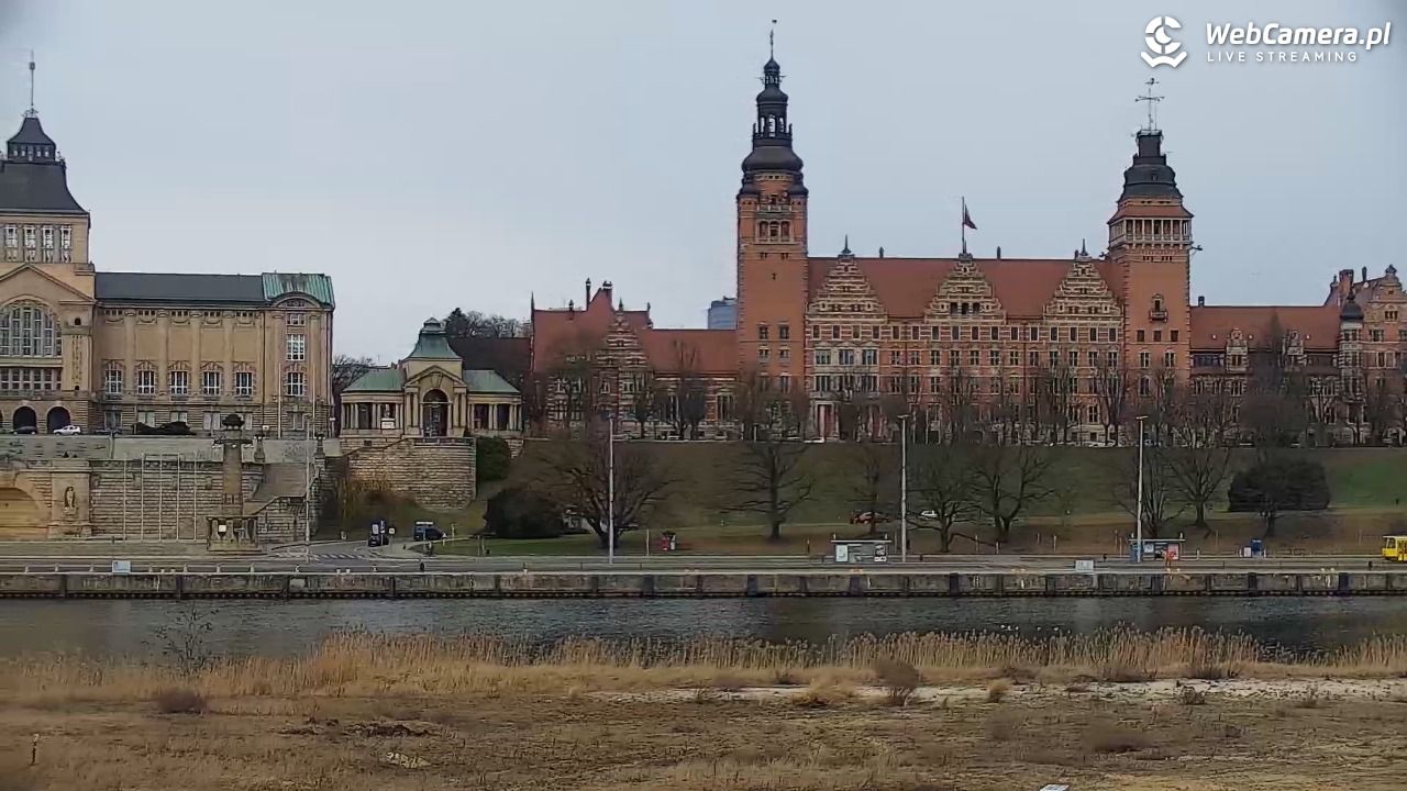 Widok na Bulwary Szczecińskie - 14 marzec 2026, 10:12