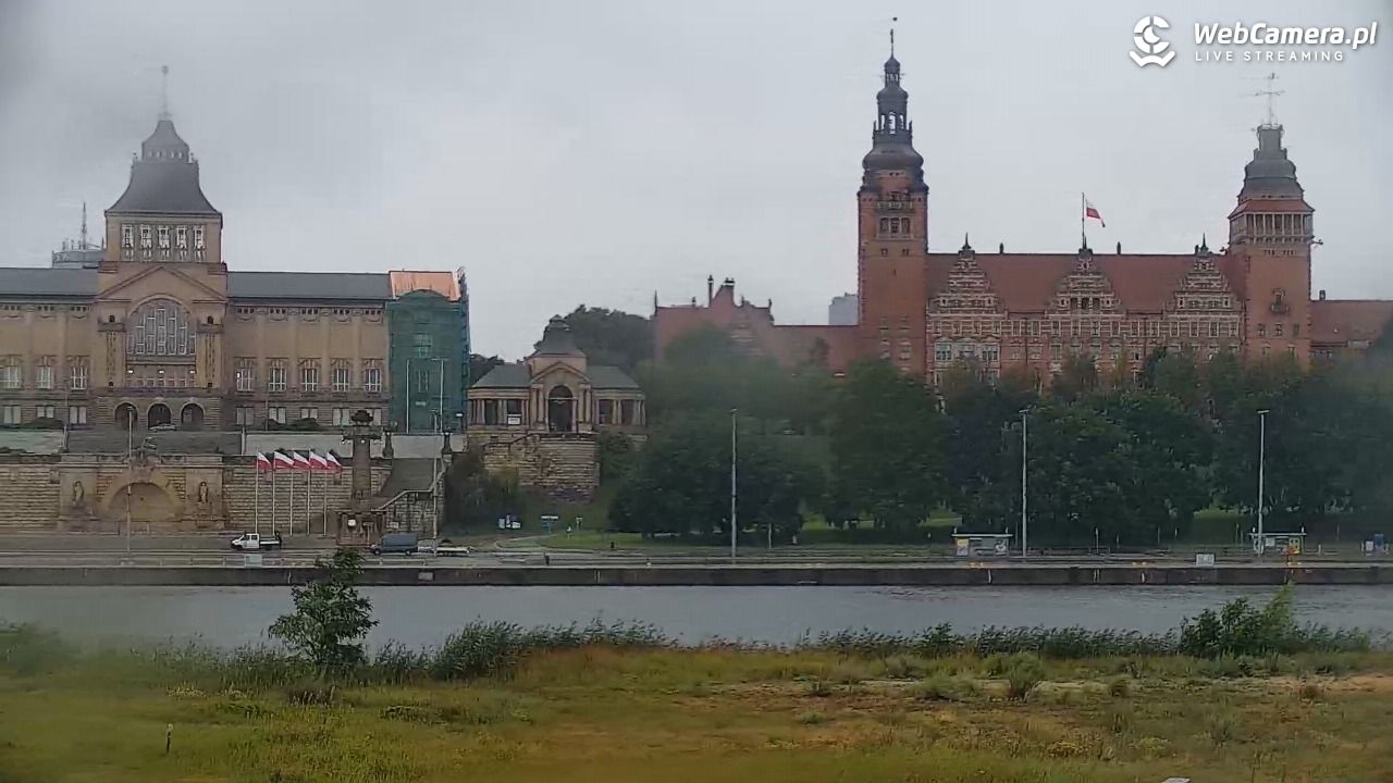 Widok na Bulwary Szczecińskie - 01 sierpień 2026, 09:14