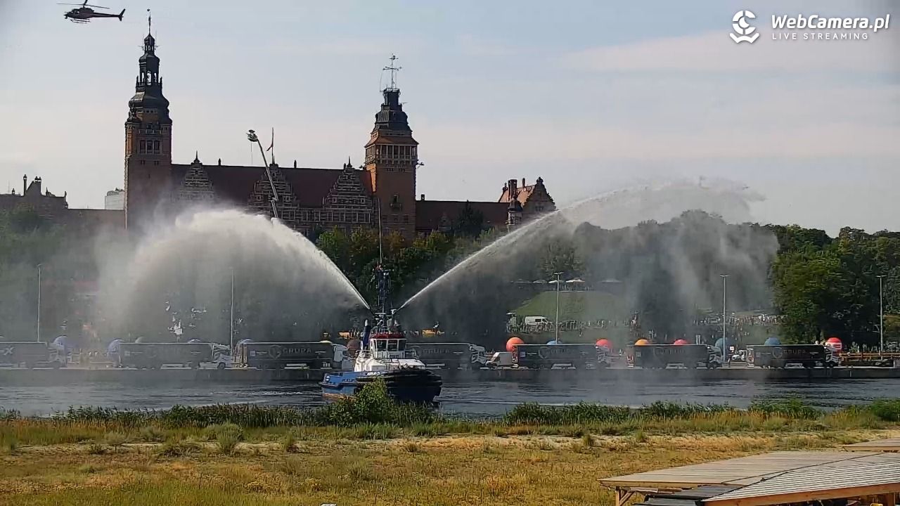 Widok na Bulwary Szczecińskie - 04 sierpień 2026, 16:24