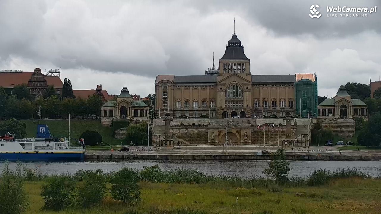Widok na Bulwary Szczecińskie - 01 sierpień 2026, 15:14