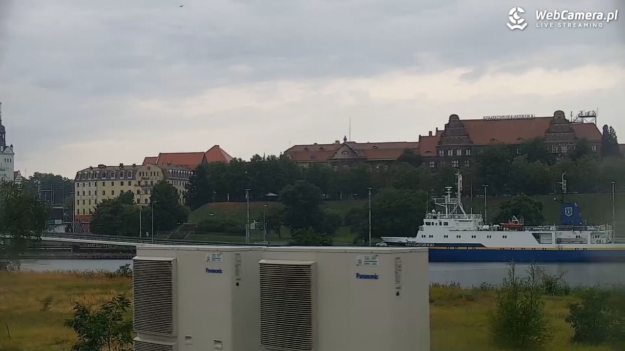 Widok na Bulwary Szczecińskie - 01 sierpień 2026, 09:40