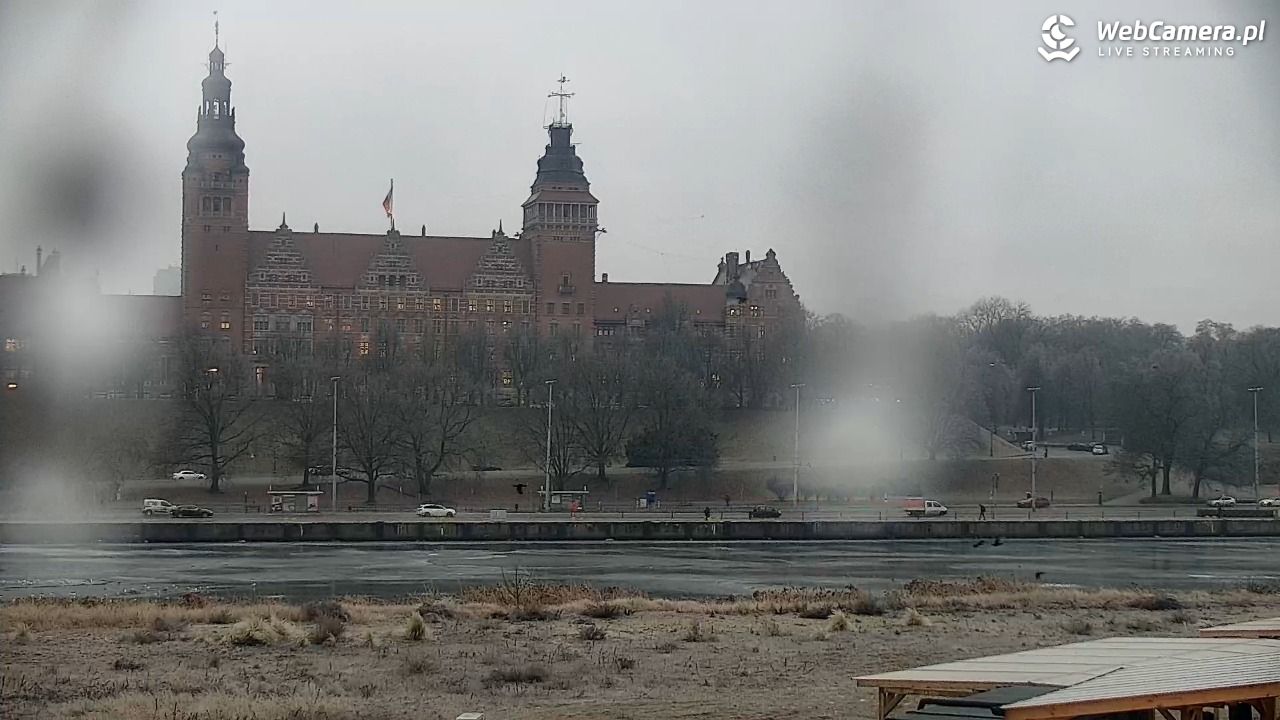 Widok na Bulwary Szczecińskie - 26 styczeń 2026, 08:25