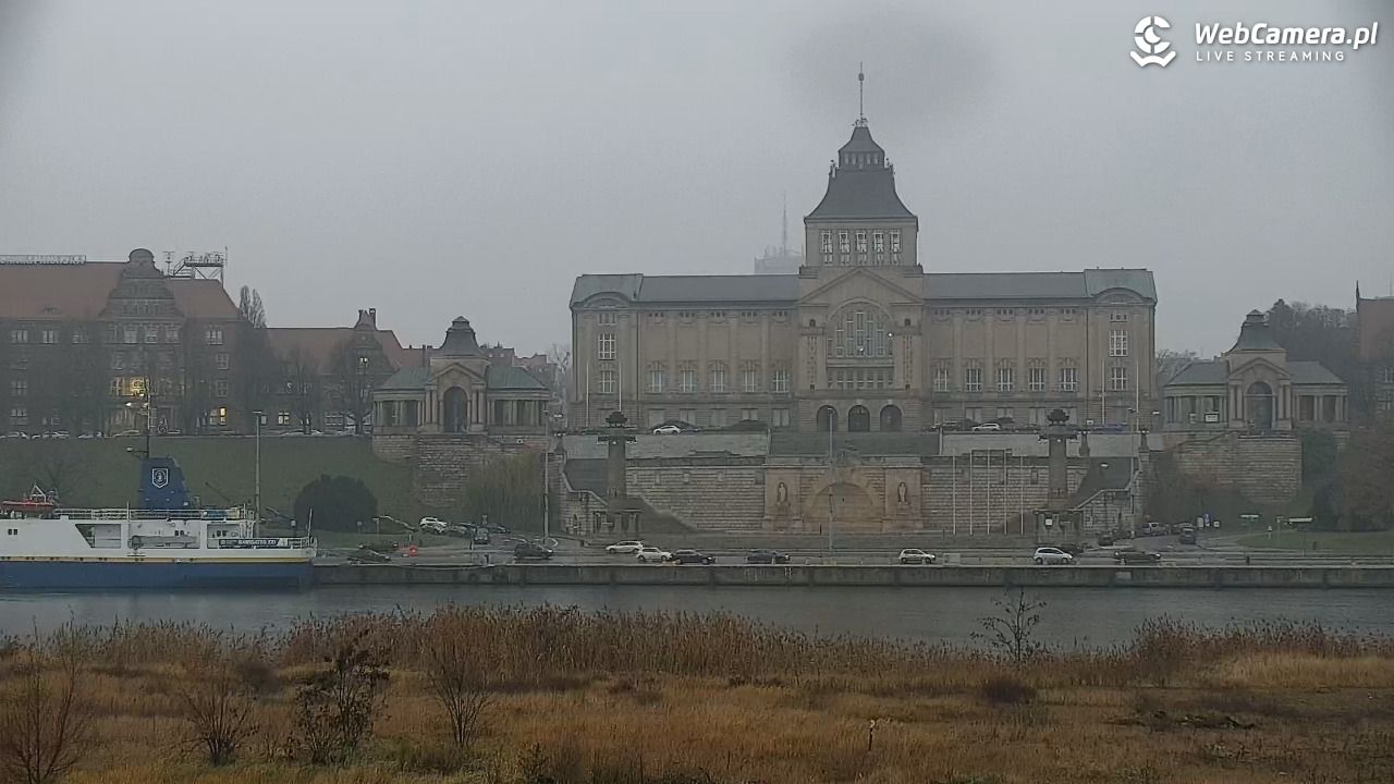 Widok na Bulwary Szczecińskie - 05 grudzień 2025, 08:31