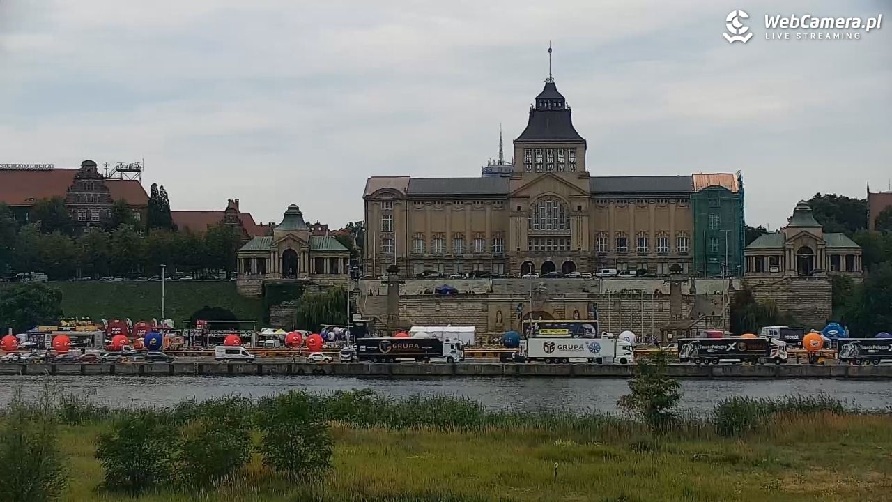 Widok na Bulwary Szczecińskie - 04 sierpień 2026, 14:28