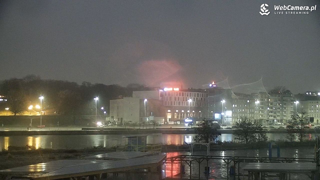 Widok na Bulwary Szczecińskie - 26 styczeń 2026, 07:17