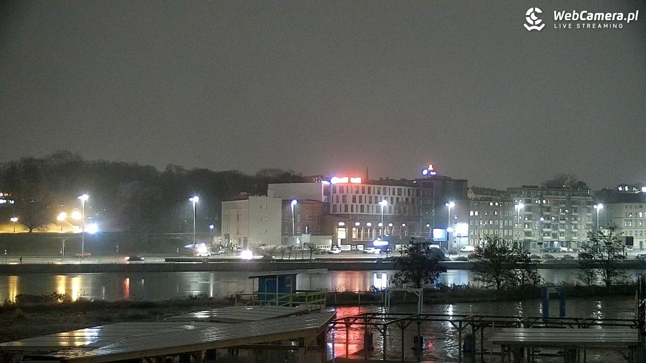 Widok na Bulwary Szczecińskie - 26 styczeń 2026, 07:01