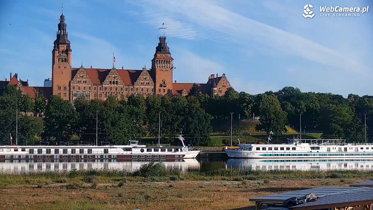 Widok na Bulwary Szczecińskie - 17 czerwiec 2026, 06:22