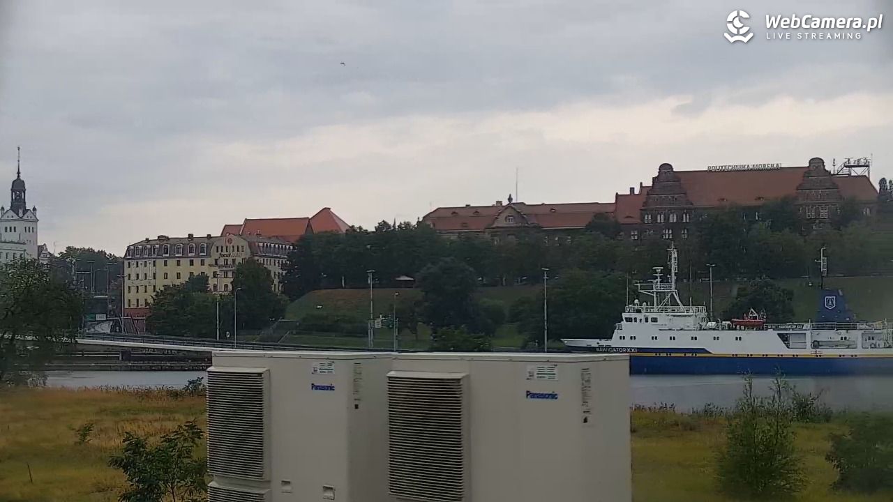 Widok na Bulwary Szczecińskie - 01 sierpień 2026, 09:40