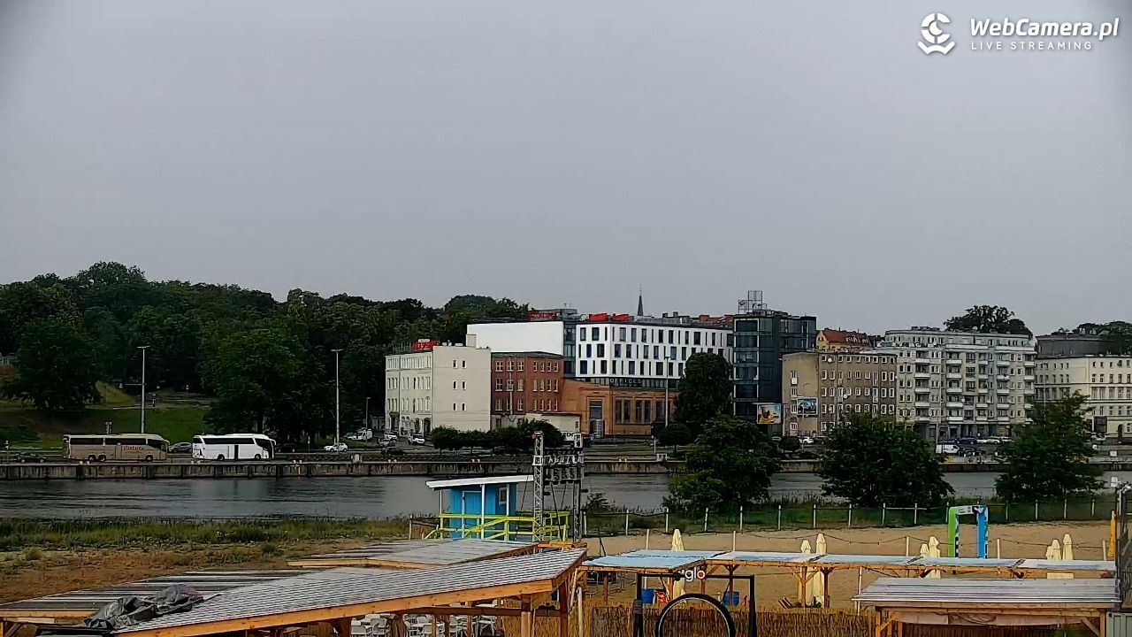Widok na Bulwary Szczecińskie - 14 czerwiec 2026, 12:43