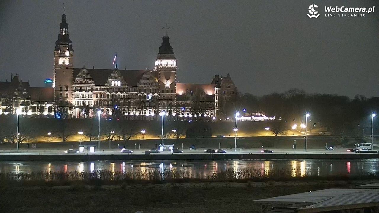 Widok na Bulwary Szczecińskie - 24 styczeń 2026, 17:52