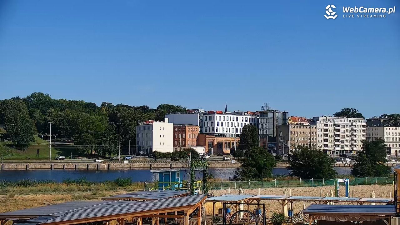 Widok na Bulwary Szczecińskie - 02 sierpień 2026, 09:00