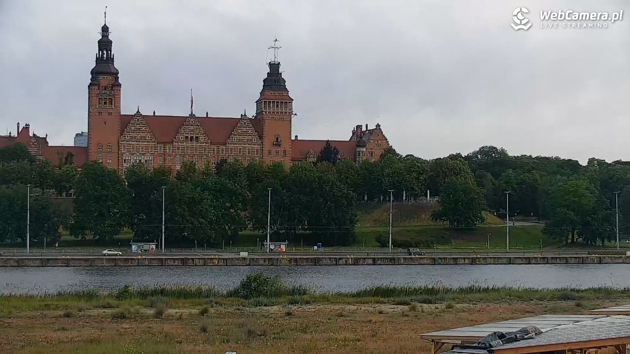 Widok na Bulwary Szczecińskie - 15 czerwiec 2026, 06:04