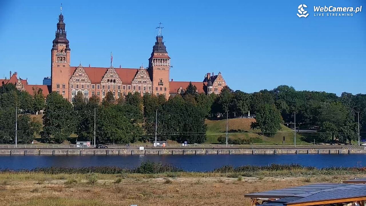 Widok na Bulwary Szczecińskie - 24 sierpień 2025, 08:58