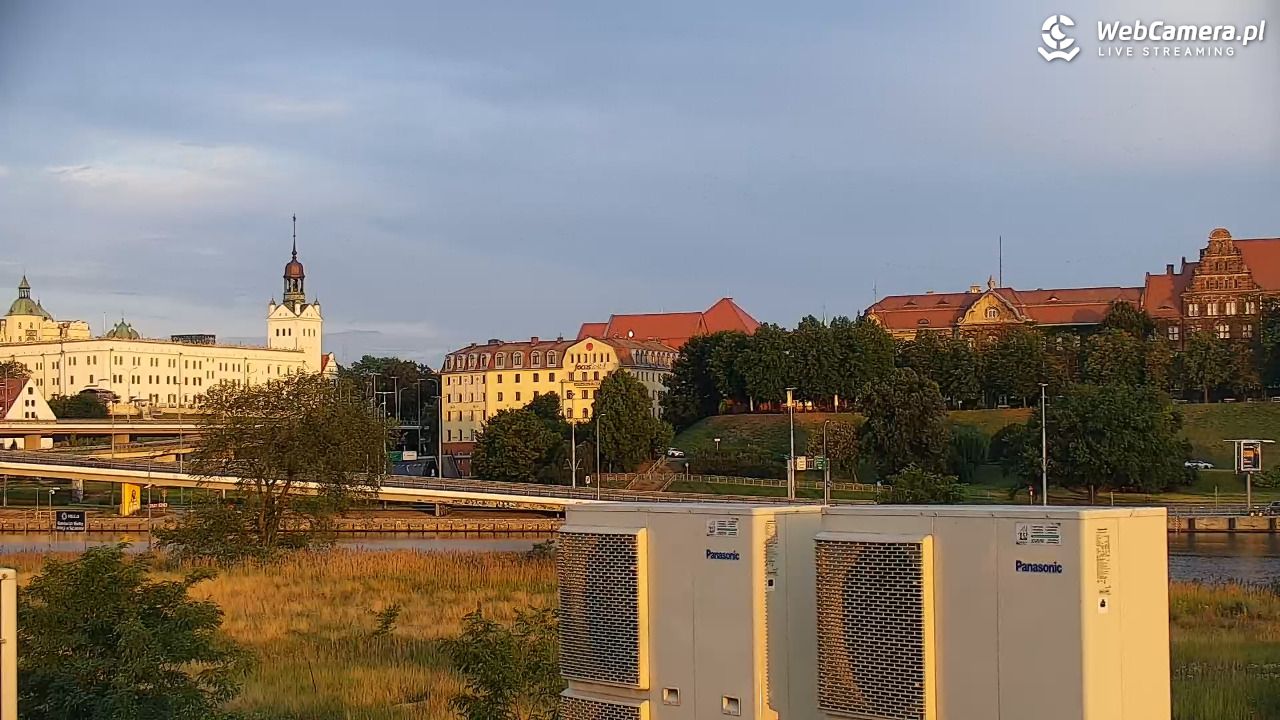 Widok na Bulwary Szczecińskie - 29 lipiec 2026, 05:43