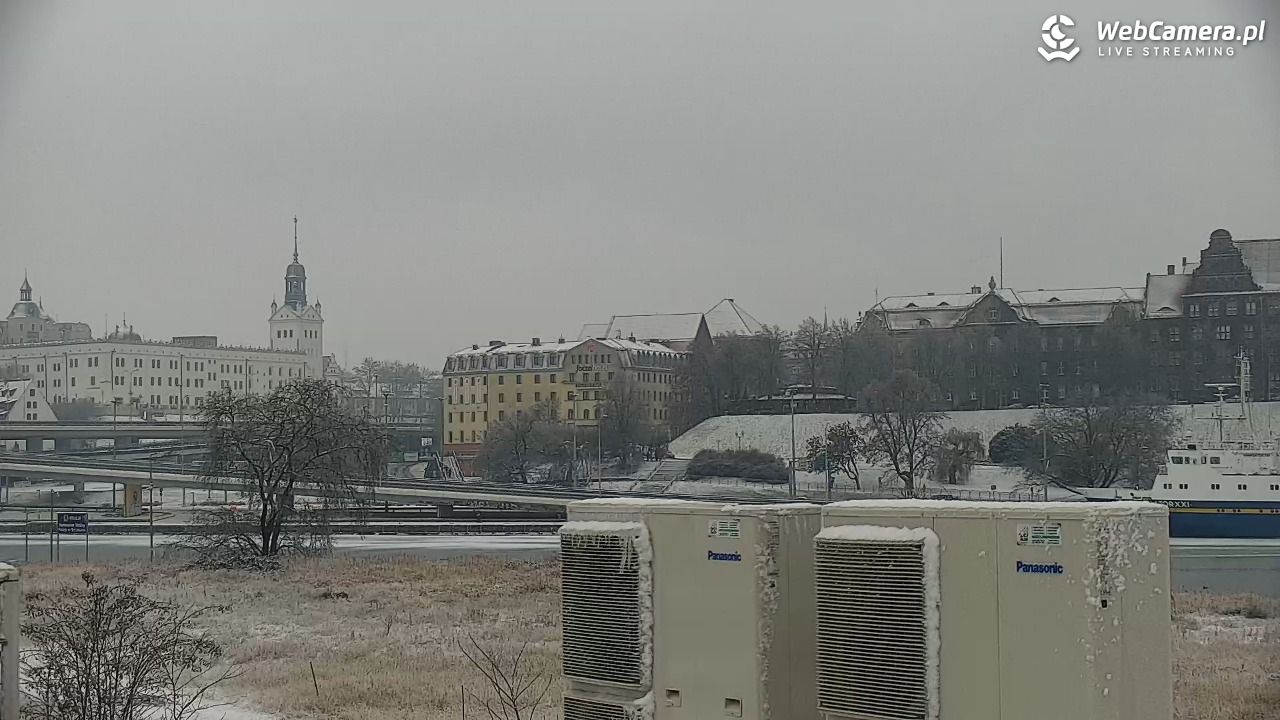 Widok na Bulwary Szczecińskie - 26 styczeń 2026, 14:41