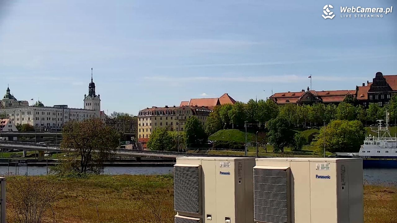 Widok na Bulwary Szczecińskie - 30 kwiecień 2026, 13:52