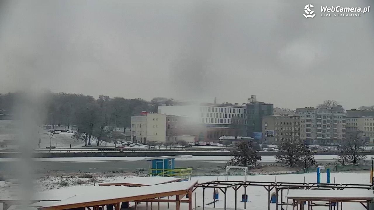 Widok na Bulwary Szczecińskie - 26 styczeń 2026, 10:53