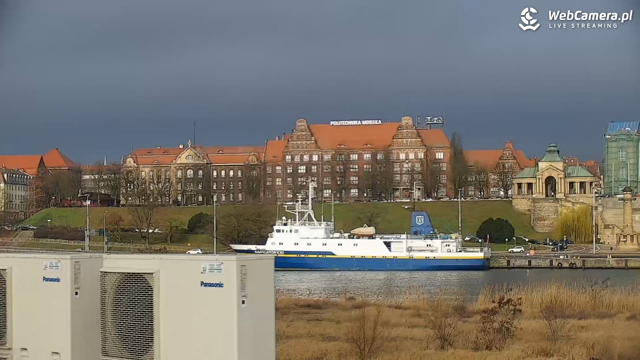 Widok na Bulwary Szczecińskie - 16 marzec 2026, 07:59