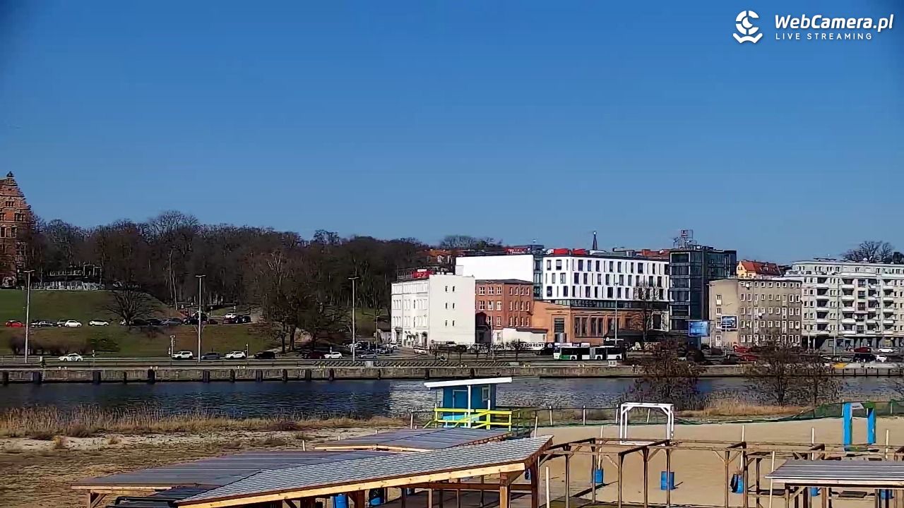 Widok na Bulwary Szczecińskie - 18 marzec 2026, 12:08
