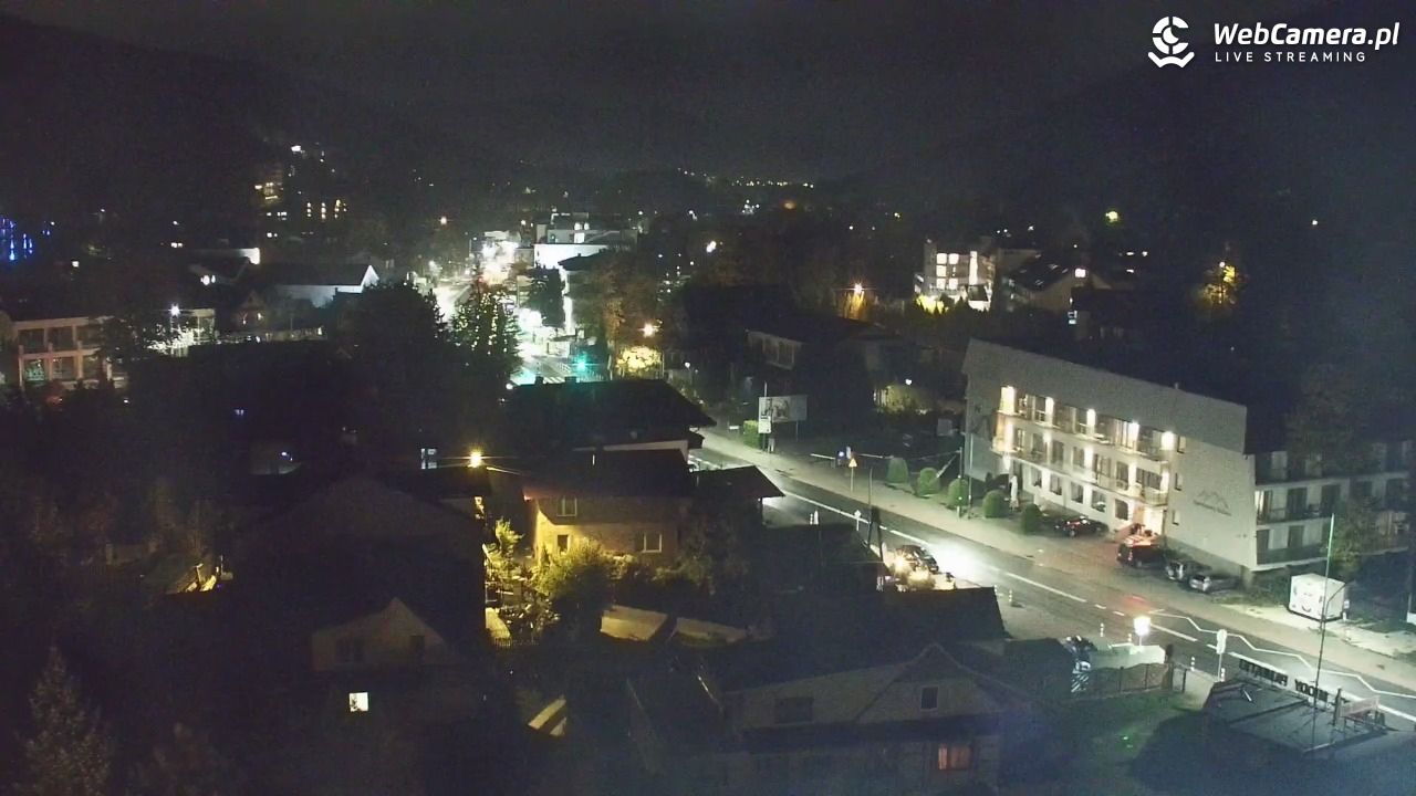 Szczyrk - widok na miasto - 14 październik 2025, 20:03