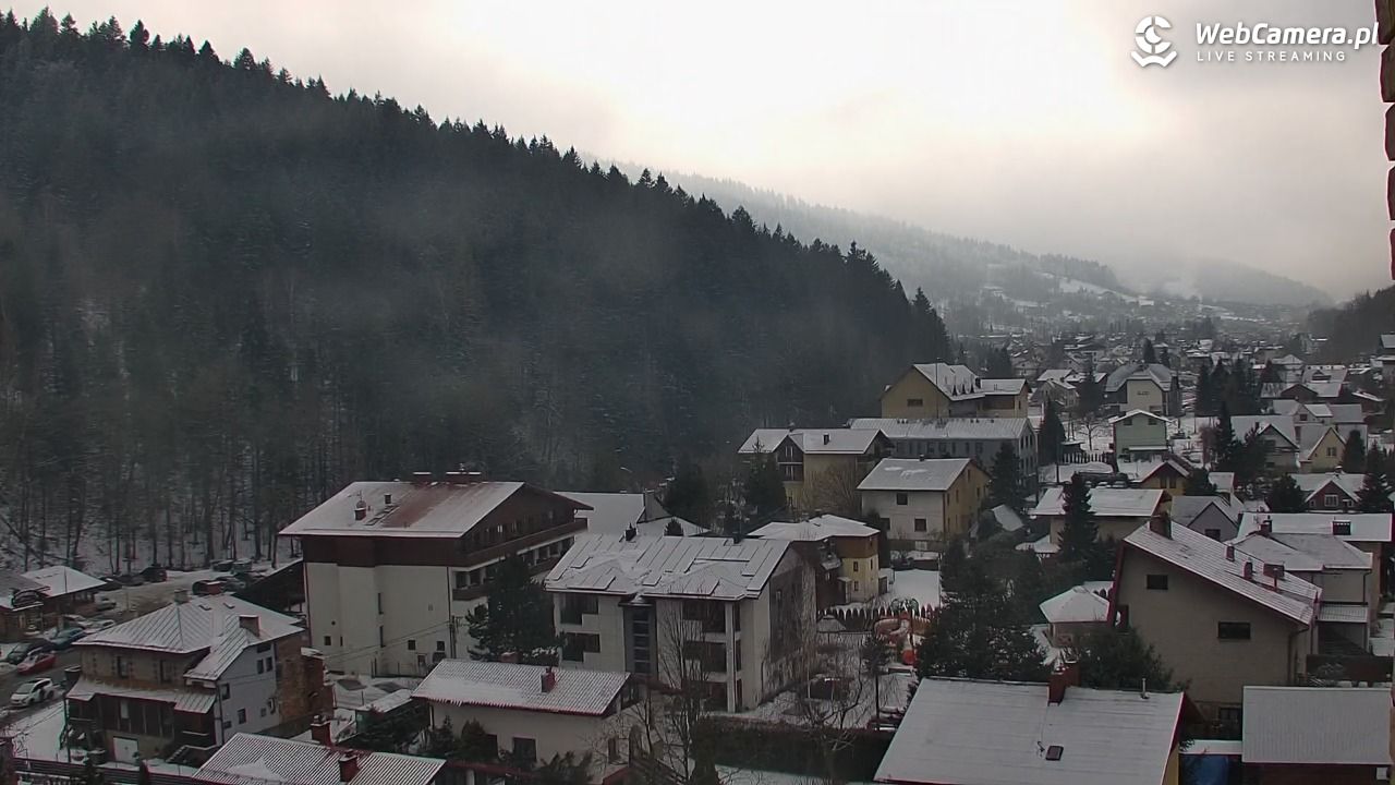Szczyrk - widok na miasto - 31 styczeń 2026, 13:40