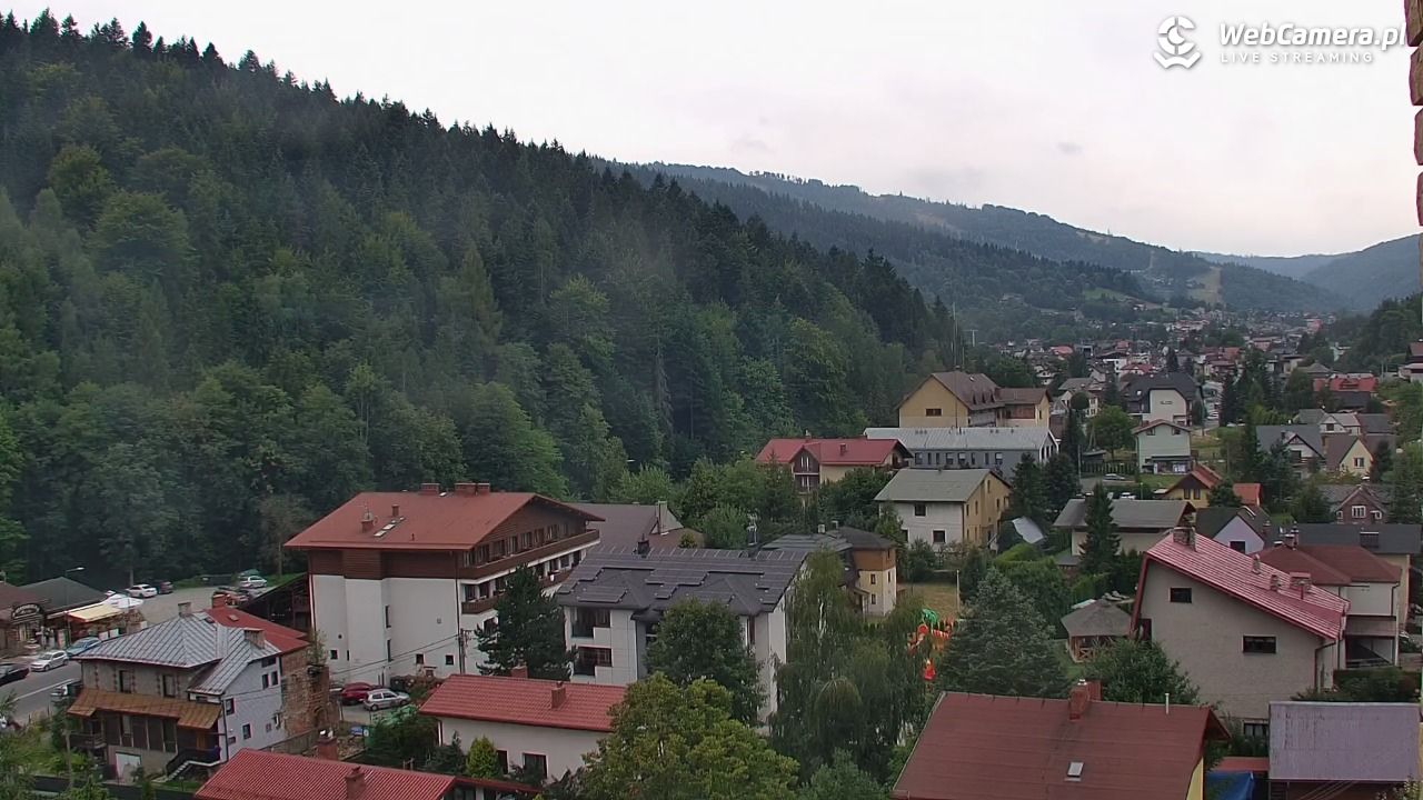Szczyrk - widok na miasto - 21 sierpień 2025, 14:55