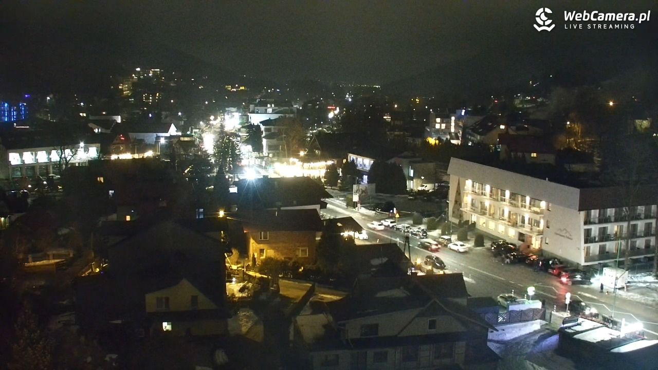 Szczyrk - widok na miasto - 30 styczeń 2026, 19:15