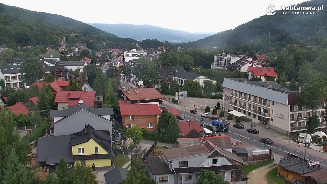 Szczyrk - widok na miasto - 18 sierpień 2025, 18:07