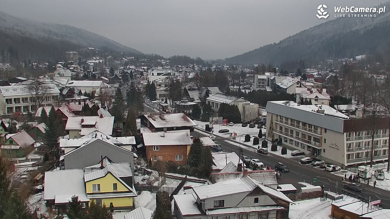 Szczyrk - widok na miasto - 31 styczeń 2026, 12:42