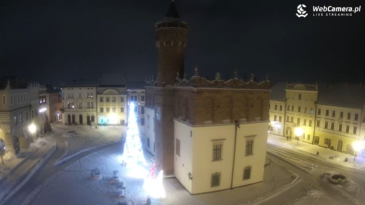 Rynek miejski w Tarnowie - 11 styczeń 2026, 20:55