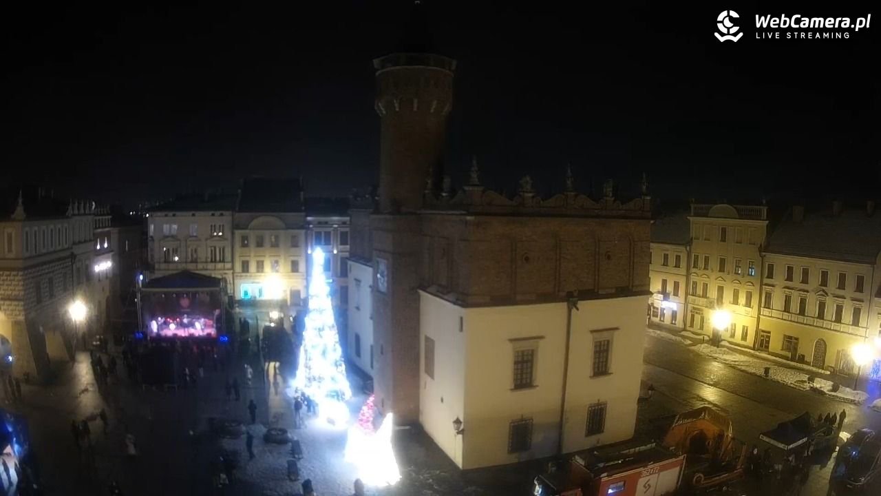 Rynek miejski w Tarnowie - 25 styczeń 2026, 23:55