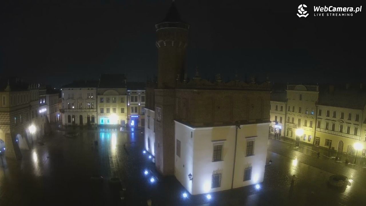 Rynek miejski w Tarnowie - 21 luty 2026, 20:24