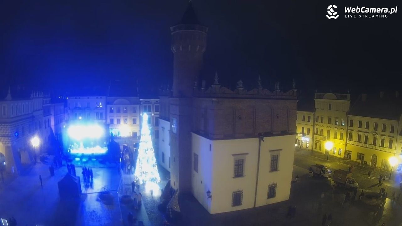 Rynek miejski w Tarnowie - 01 styczeń 2026, 00:45