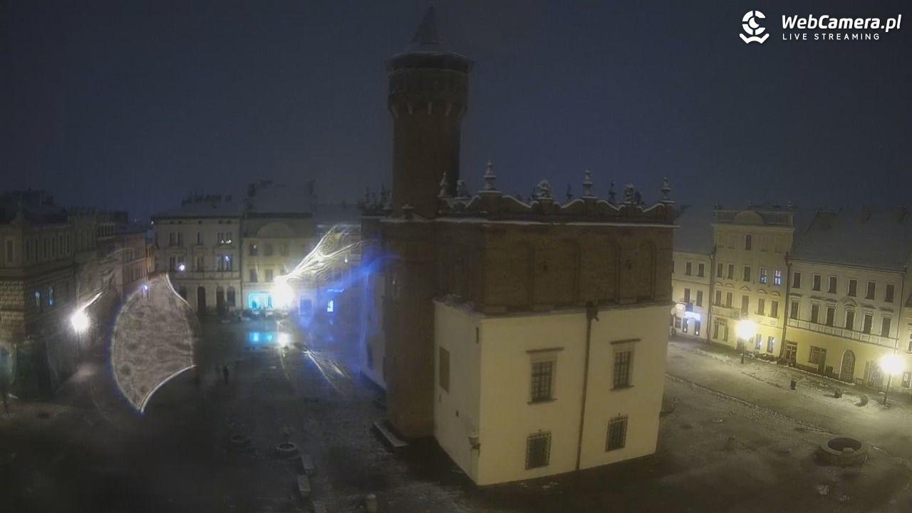 Rynek miejski w Tarnowie - 22 listopad 2025, 23:03