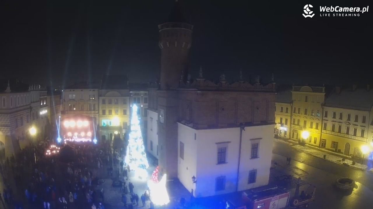 Rynek miejski w Tarnowie - 25 styczeń 2026, 20:04