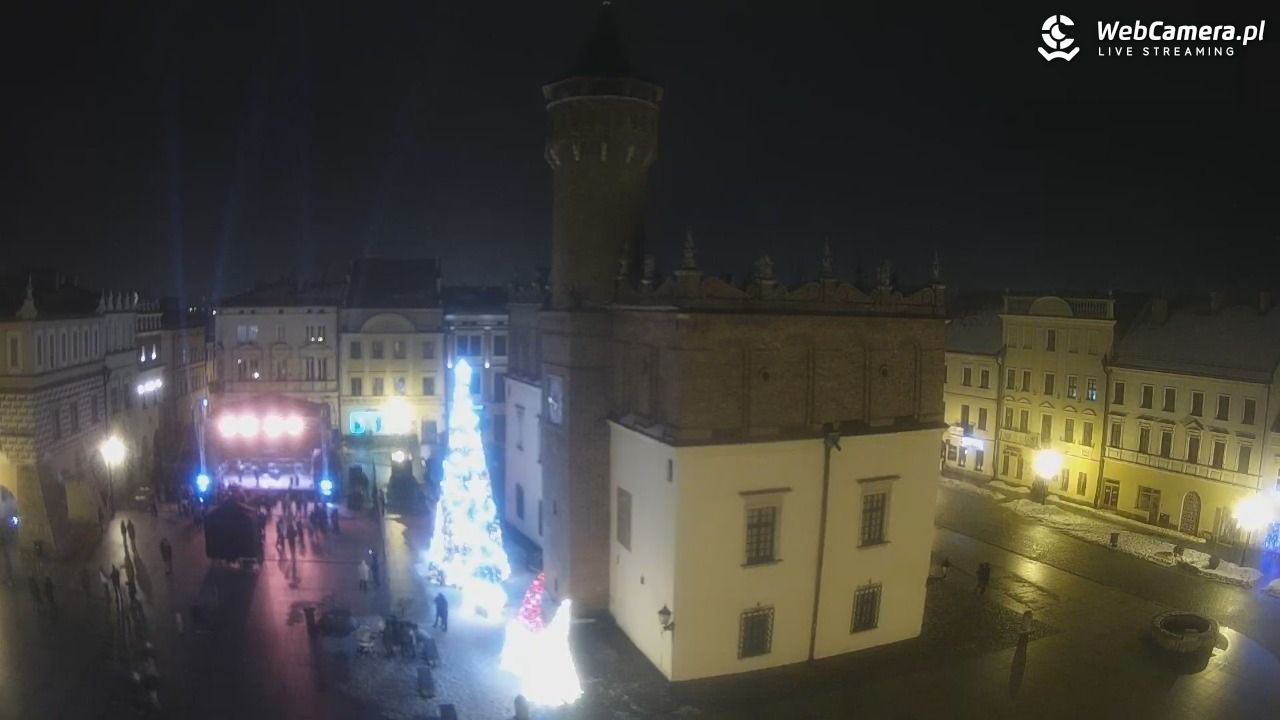 Rynek miejski w Tarnowie - 25 styczeń 2026, 20:24