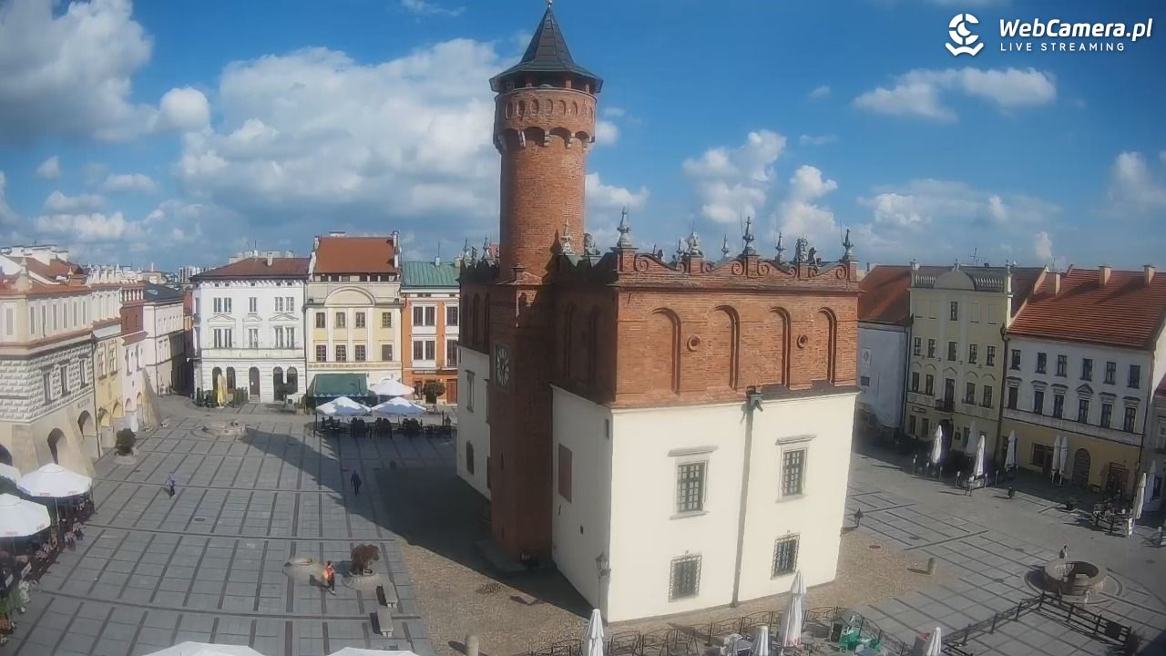 Rynek miejski w Tarnowie - 15 wresień 2026, 14:57