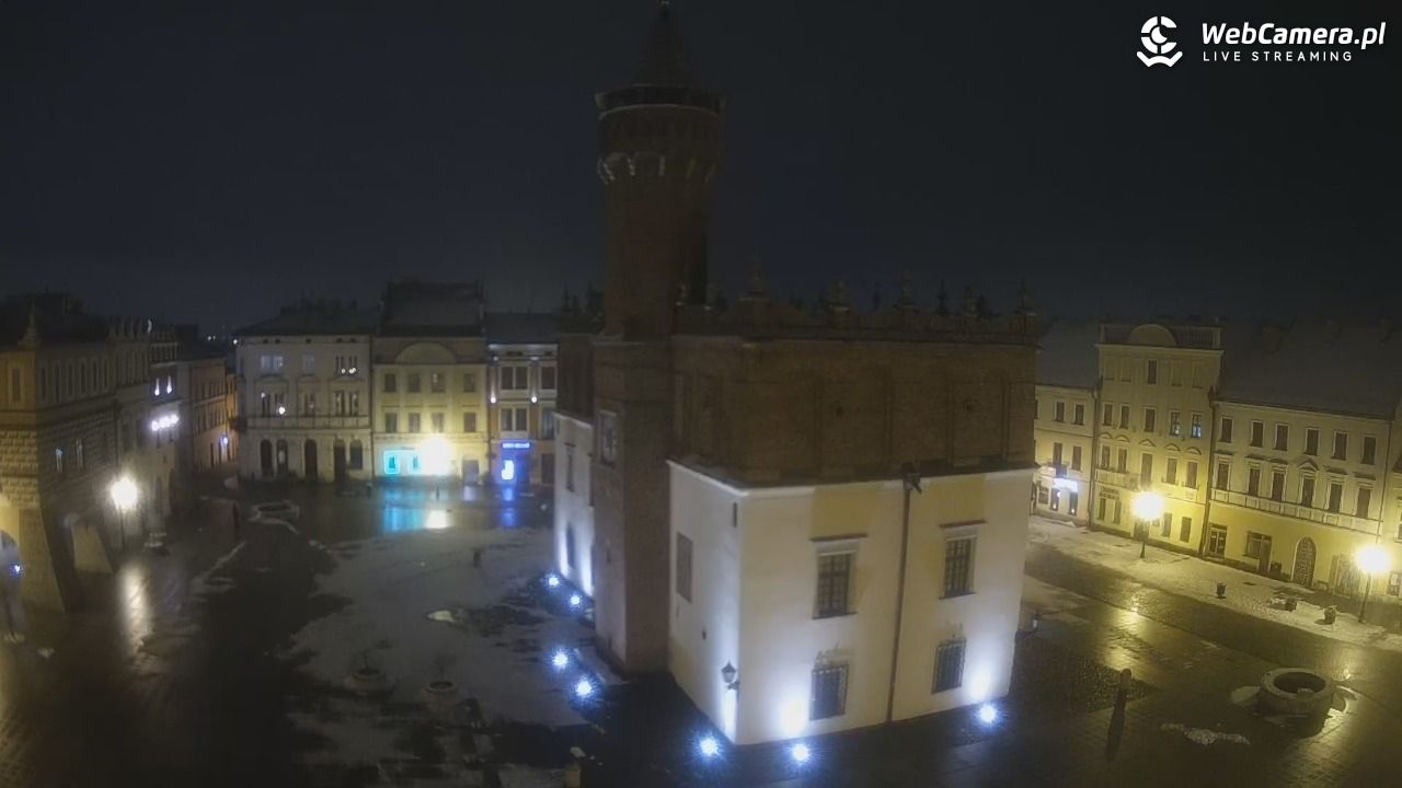 Rynek miejski w Tarnowie - 17 luty 2026, 20:25
