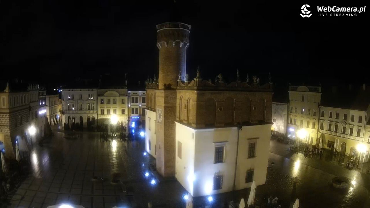 Rynek miejski w Tarnowie - 22 wresień 2026, 22:11