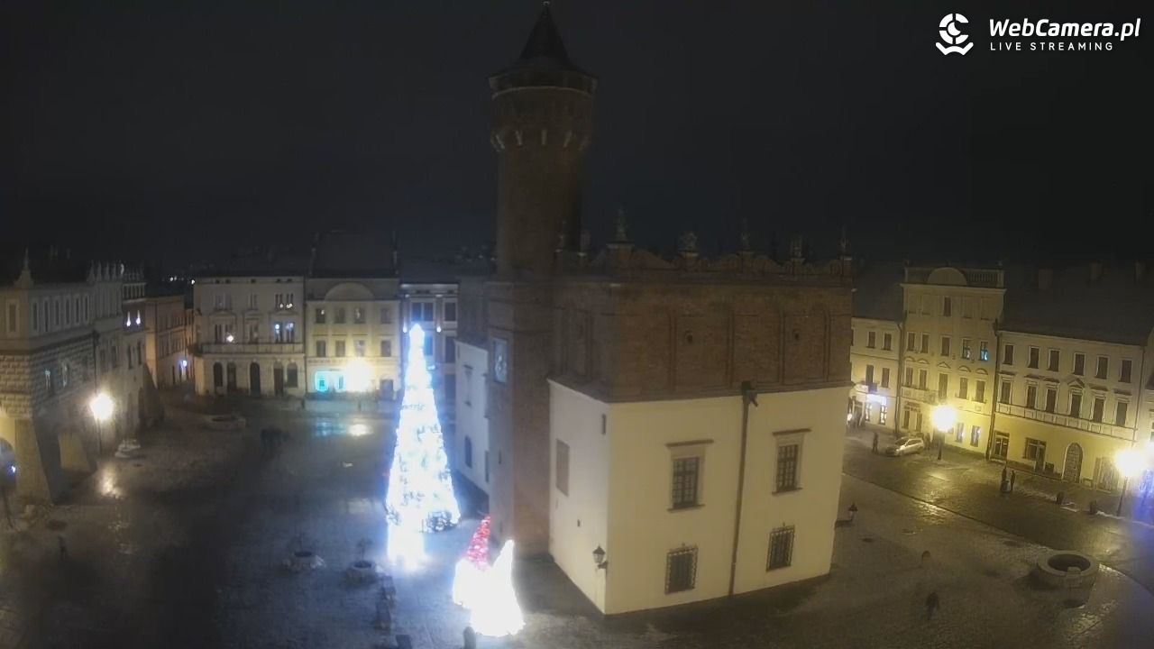 Rynek miejski w Tarnowie - 27 grudzień 2025, 21:58