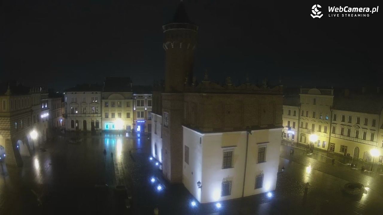Rynek miejski w Tarnowie - 21 luty 2026, 20:25