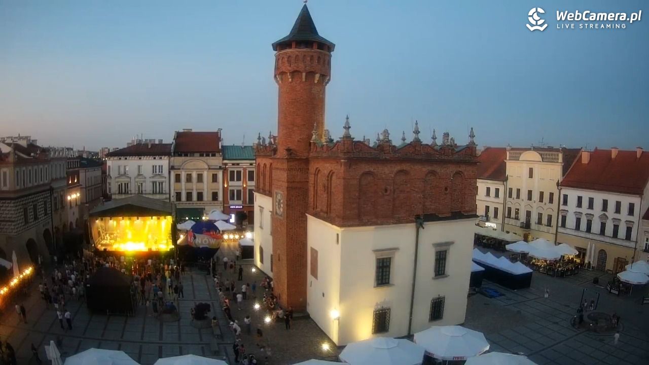 Rynek miejski w Tarnowie - 27 czerwiec 2026, 21:15