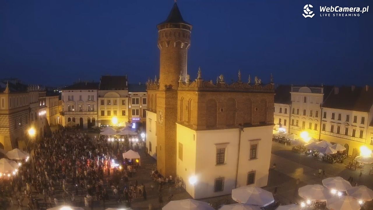 Rynek miejski w Tarnowie - 02 sierpień 2026, 20:57