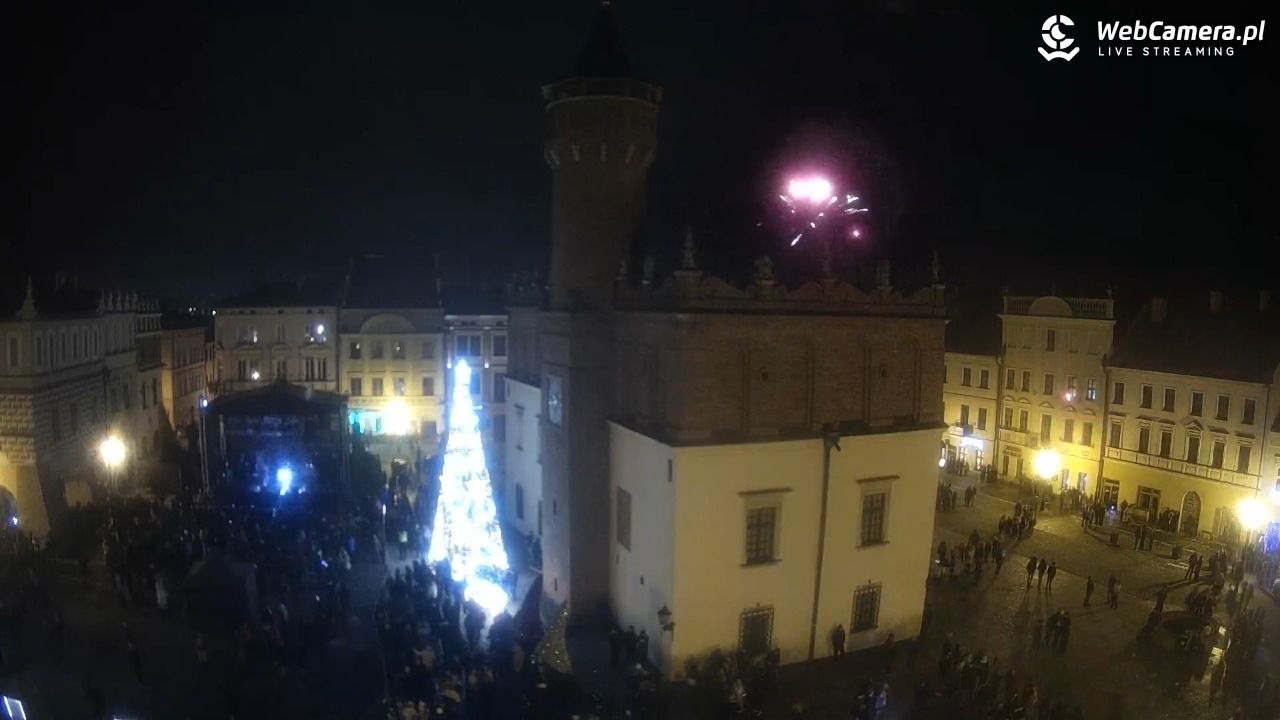 Rynek miejski w Tarnowie - 01 styczeń 2026, 00:15