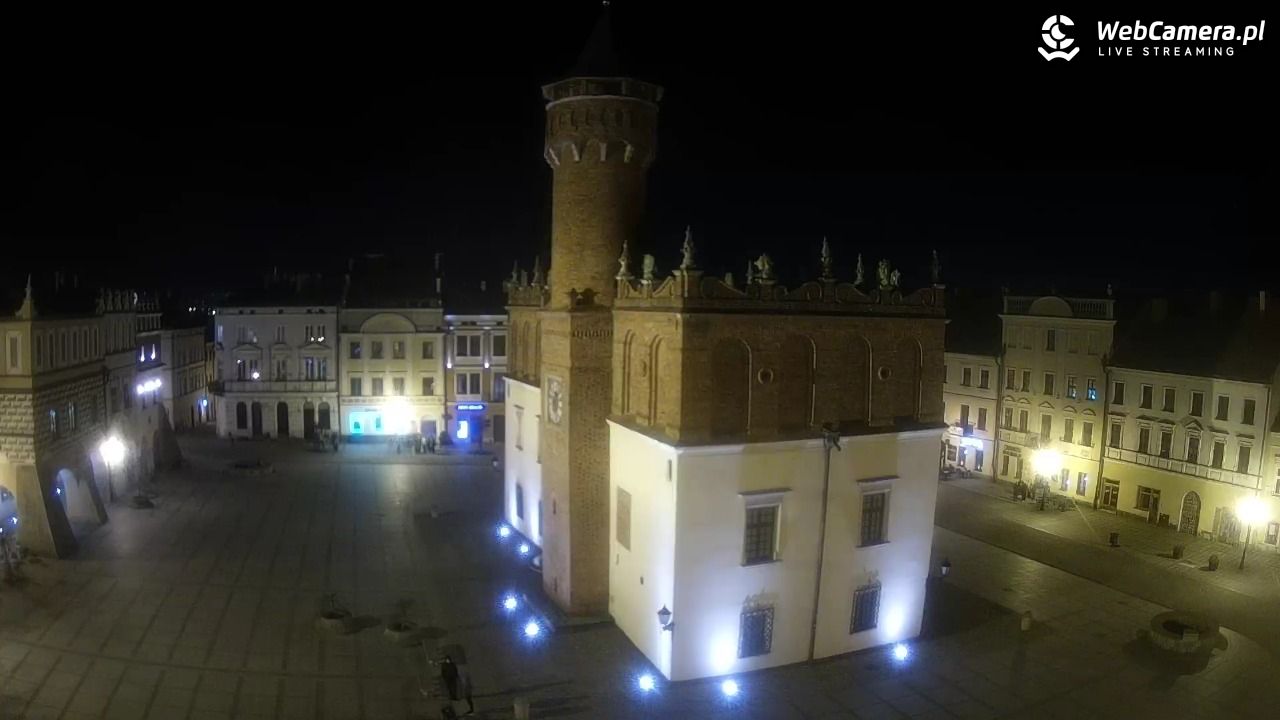 Rynek miejski w Tarnowie - 28 luty 2026, 21:05