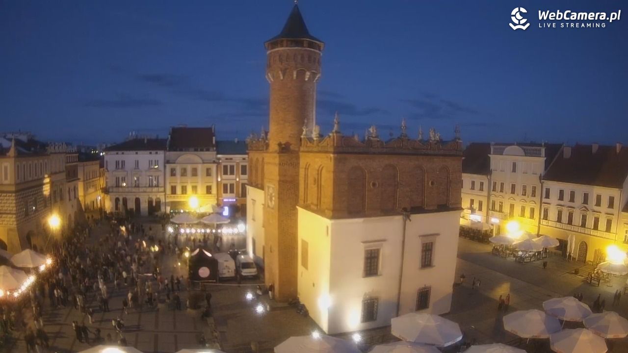 Rynek miejski w Tarnowie - 06 wresień 2026, 19:43