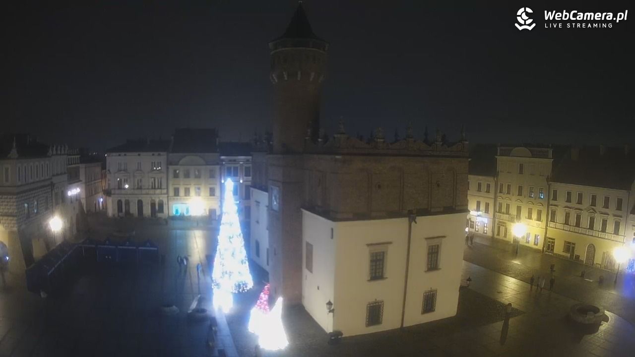 Rynek miejski w Tarnowie - 20 grudzień 2025, 22:23